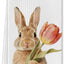 Toallas cocina primavera tulipanes conejito regalo floral