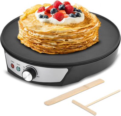 Máquina crepas 12pulg antiadherente control temperatura