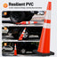 5 Conos Tráfico 36pulg Naranja Base Pesada Alta Visibilidad