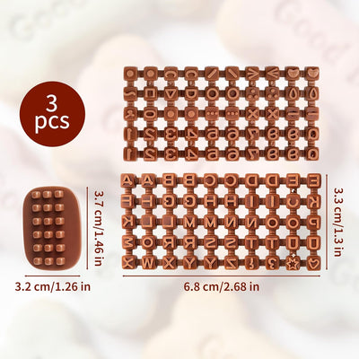 100 sellos de letras para arcilla cerámica 3 estilos símbolos alfabeto números para galletas chocolate