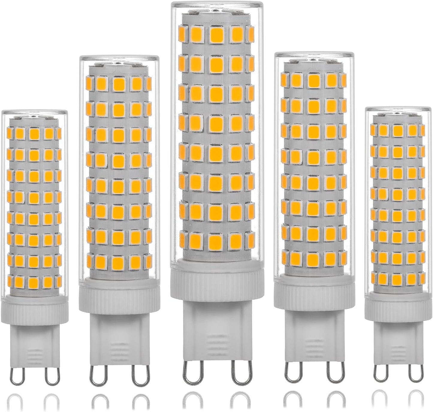 Pack 5 Bombillas LED G9 8W Blanco Natural