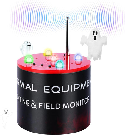 Equipo caza fantasmas medidor EMF detector temperatura 5 niveles