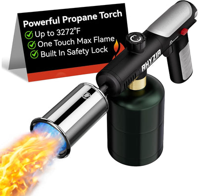 Pistola lanzallamas ajustable para parrilla y chimenea