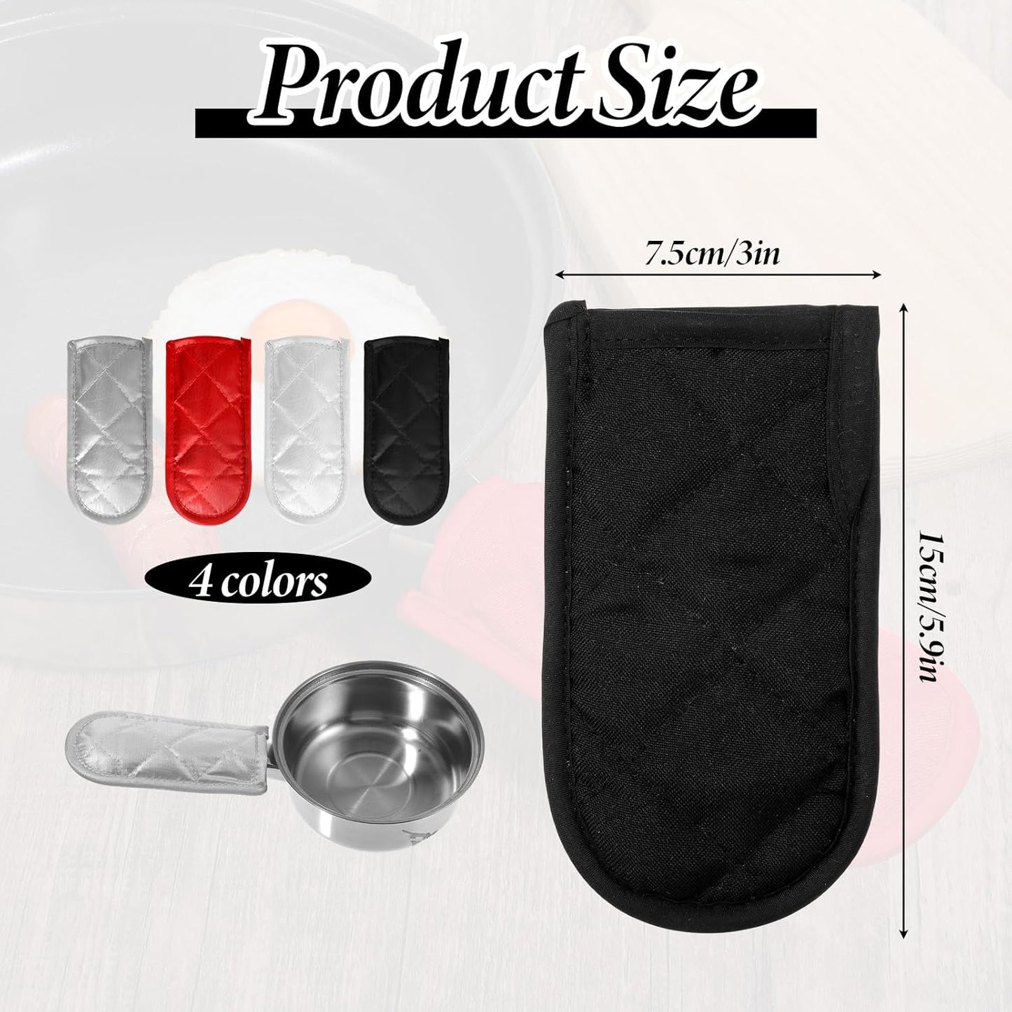 Fundas para mango de sartén de hierro fundido resistente al calor