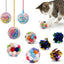 9 Bolas Juguetes Gatos Interactivas Coloridas Sonido Campana