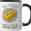 Taza Cerámica Humor Negro/Blanco