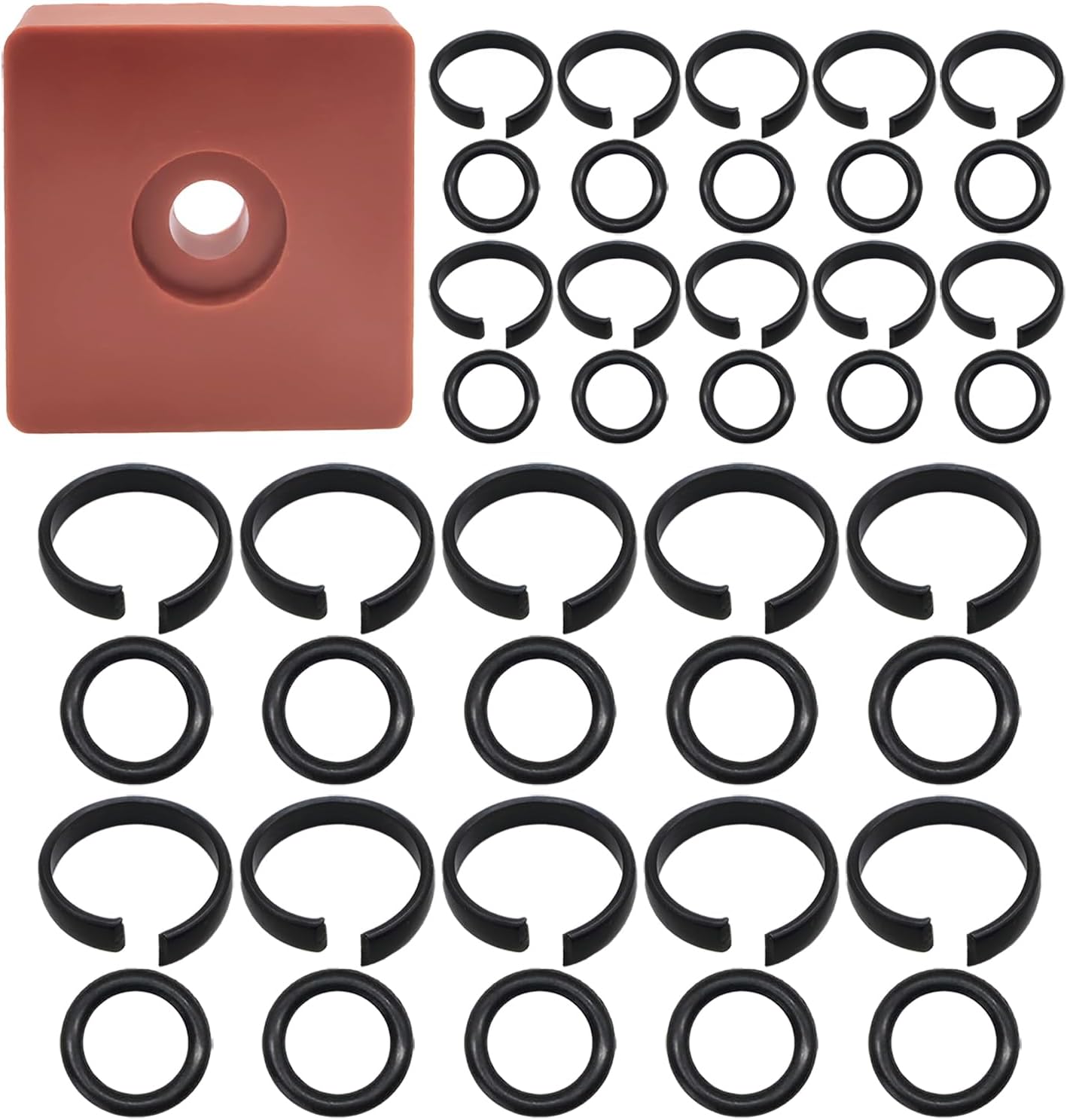 Juego anillos retención llave impacto 3/8-1/2 pulg