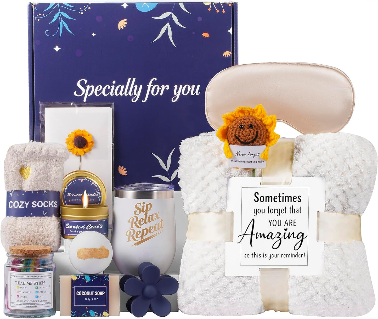 Cesta cristiana para mamá esposa regalo spa cuidado personal