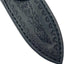 Funda cuero cuchillo fija con lazo y cierre EDC