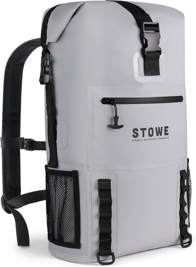 Bolsa viaje impermeable expandible para hombre mujer gris