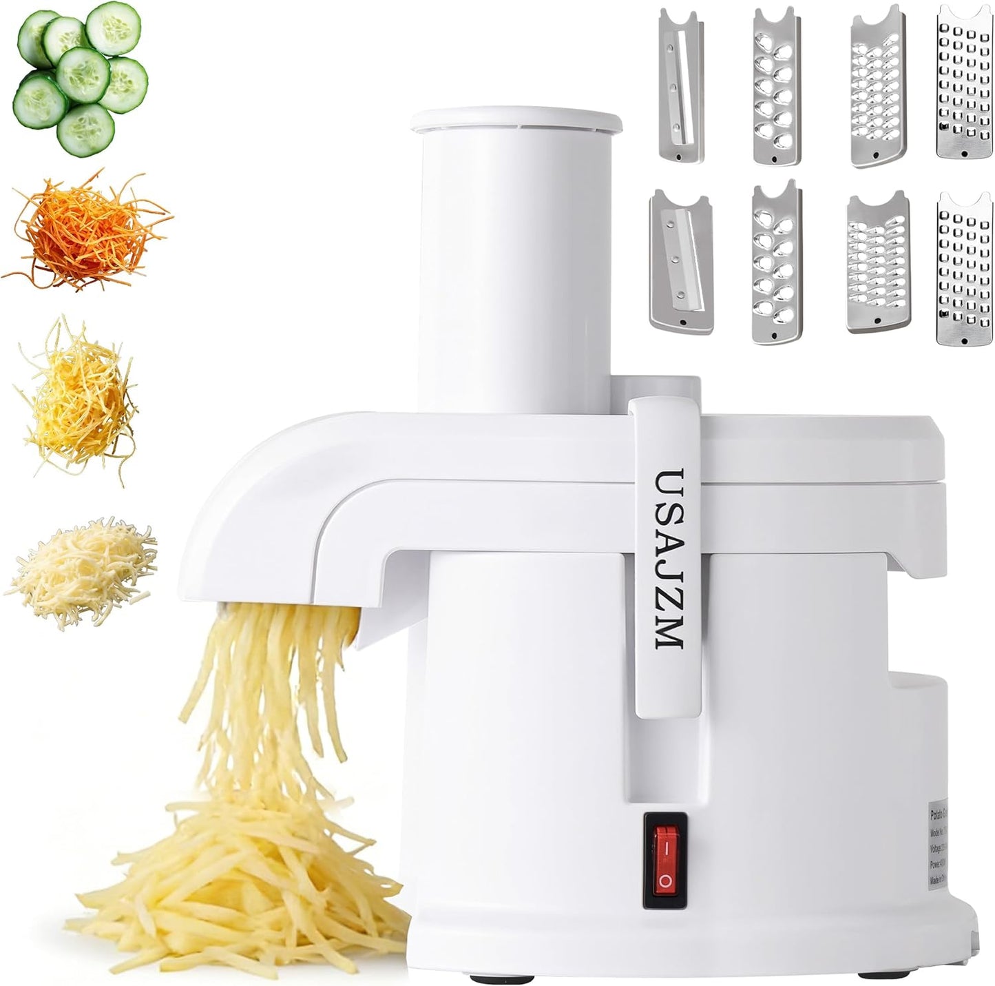 Chopadora Vegetales 4en1 para Queso Patata Cocina Comercial