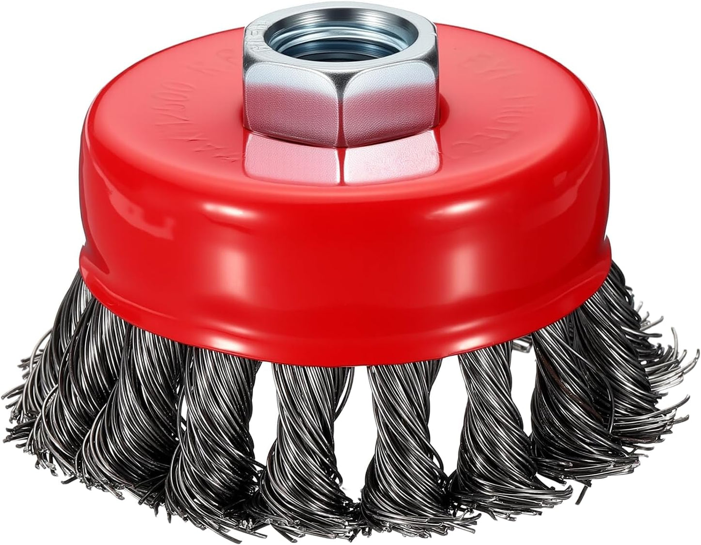 Cepillo alambre acero amoladora angular 3pulg paquete 1