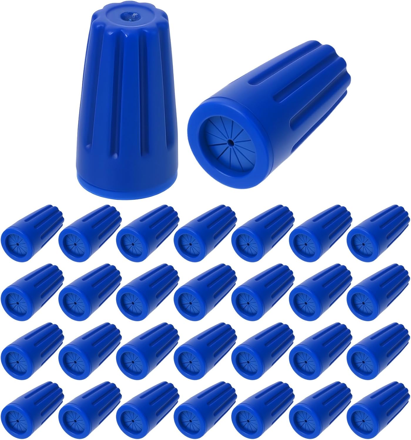 30 Tuercas Alambre Impermeables Conectores 22AWG-12AWG Azules