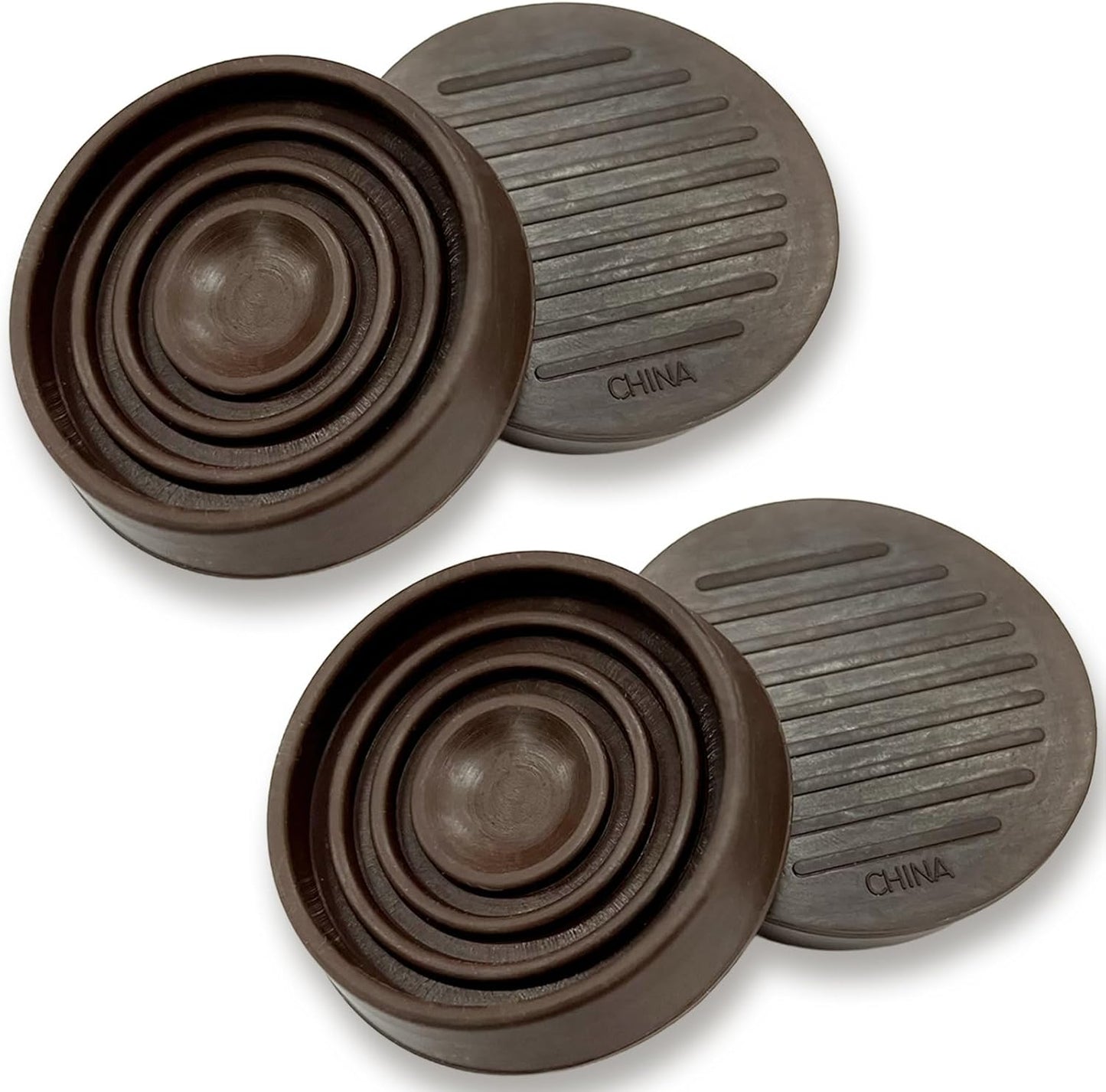4 Posavasos Goma Antiderrap para Muebles Sillas Mesas