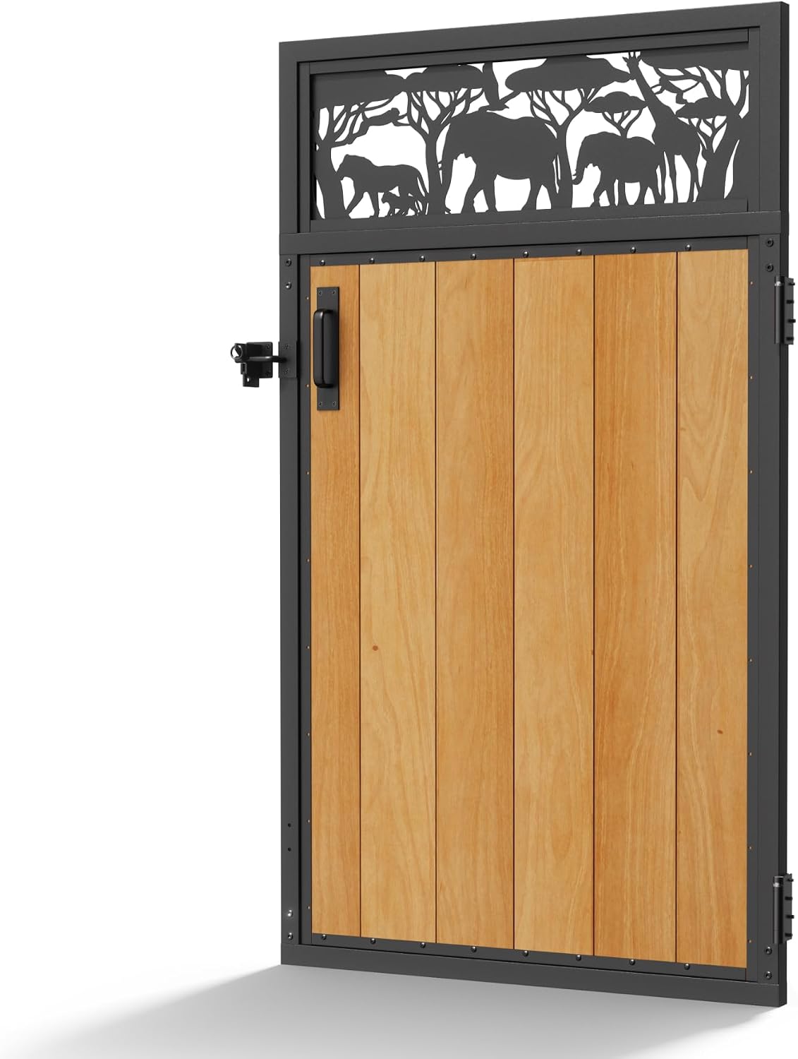 Kit puerta valla madera 3x5pies 201 acero inox