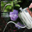 Regadera acero inox 21oz con botella spray vidrio 14oz para plantas
