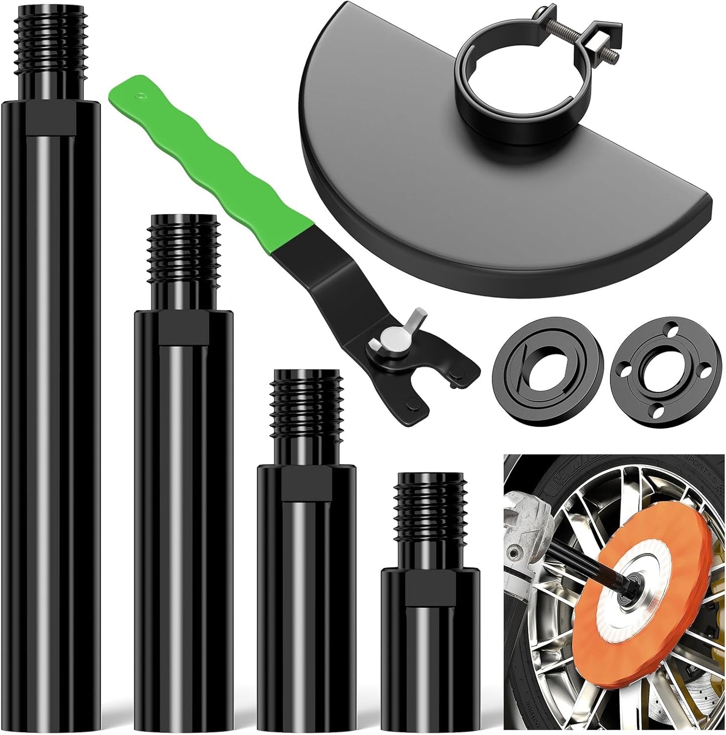 Kit accesorios amoladora 4 ejes 1.96-5.5pulg