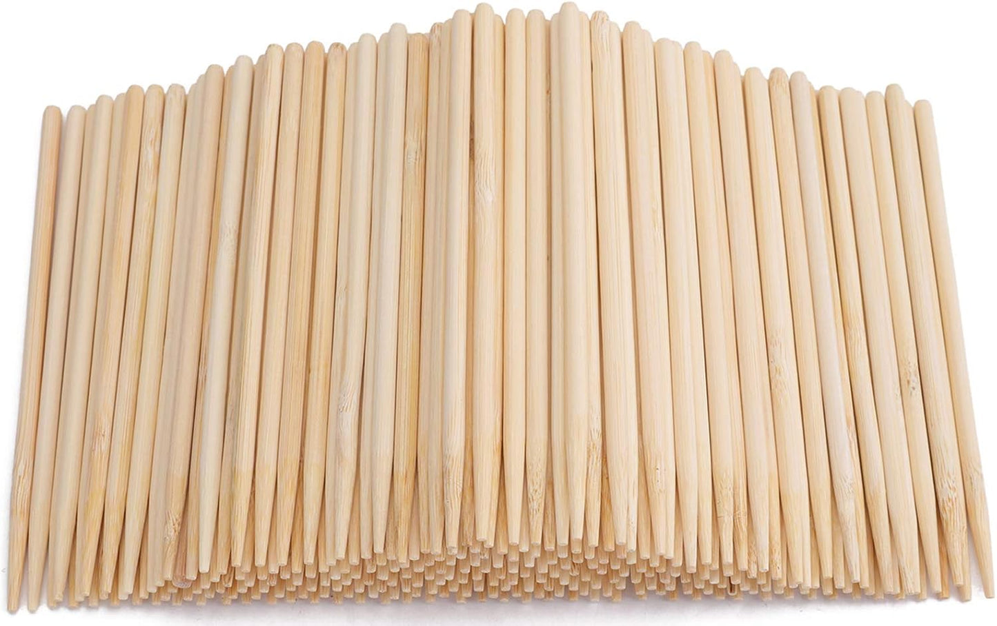 1000 Palitos Bambú 5.5pulg para Caramelo Barbacoa
