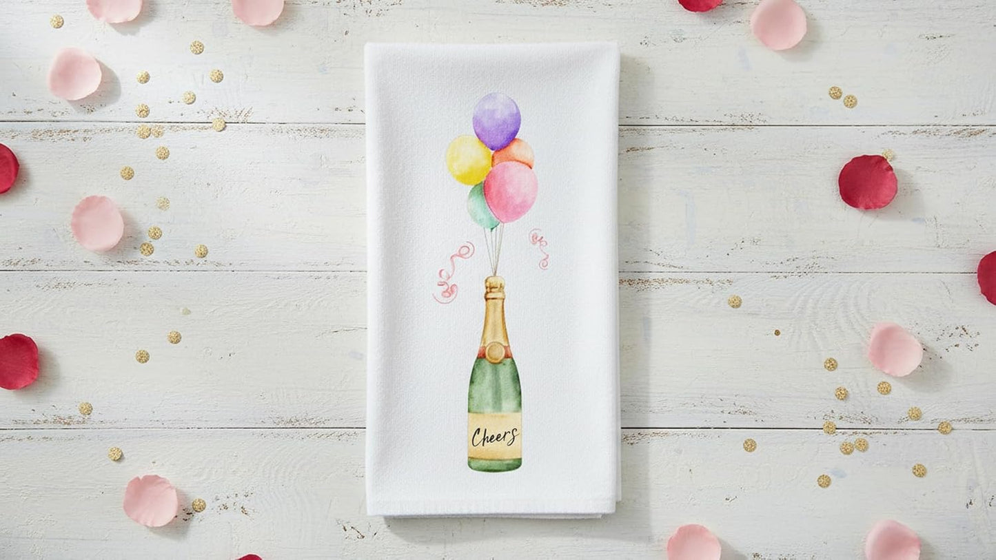 Toalla cocina champagne colores surtidos 17x30 pulg algodón
