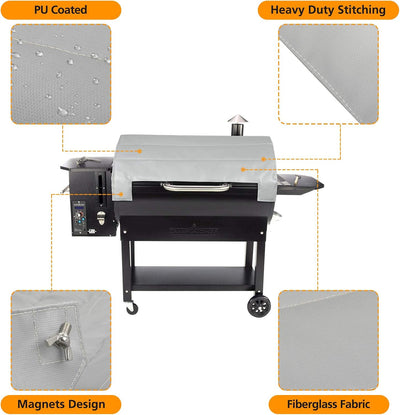 Manta aislada parrilla pellets Smokepro 36pulg gris