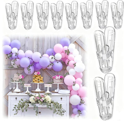 Clip arco globos plástico 2.4pulg abrazadera resorte bodas