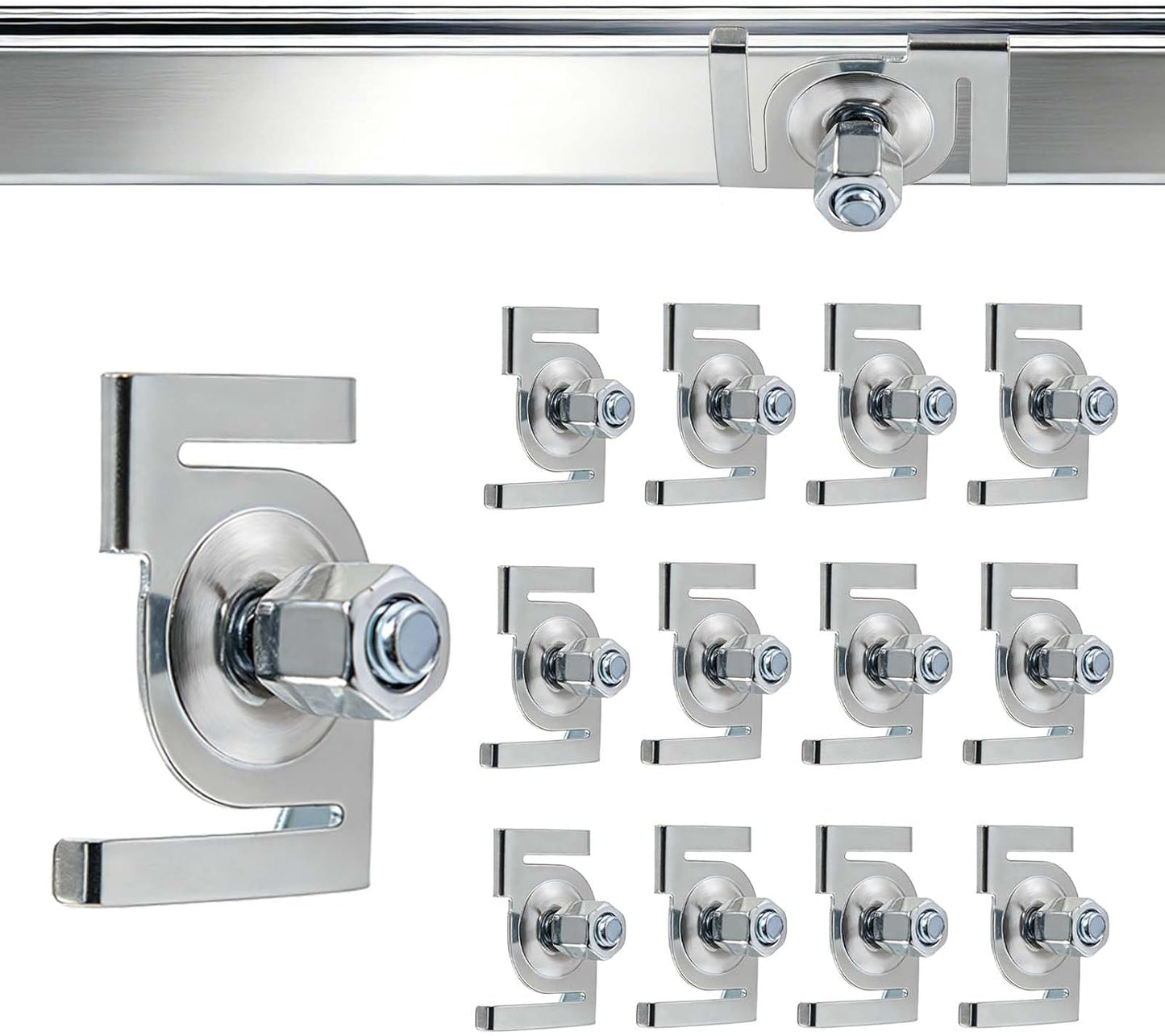 Clips rejilla techo 120V accesorio iluminación riel en T