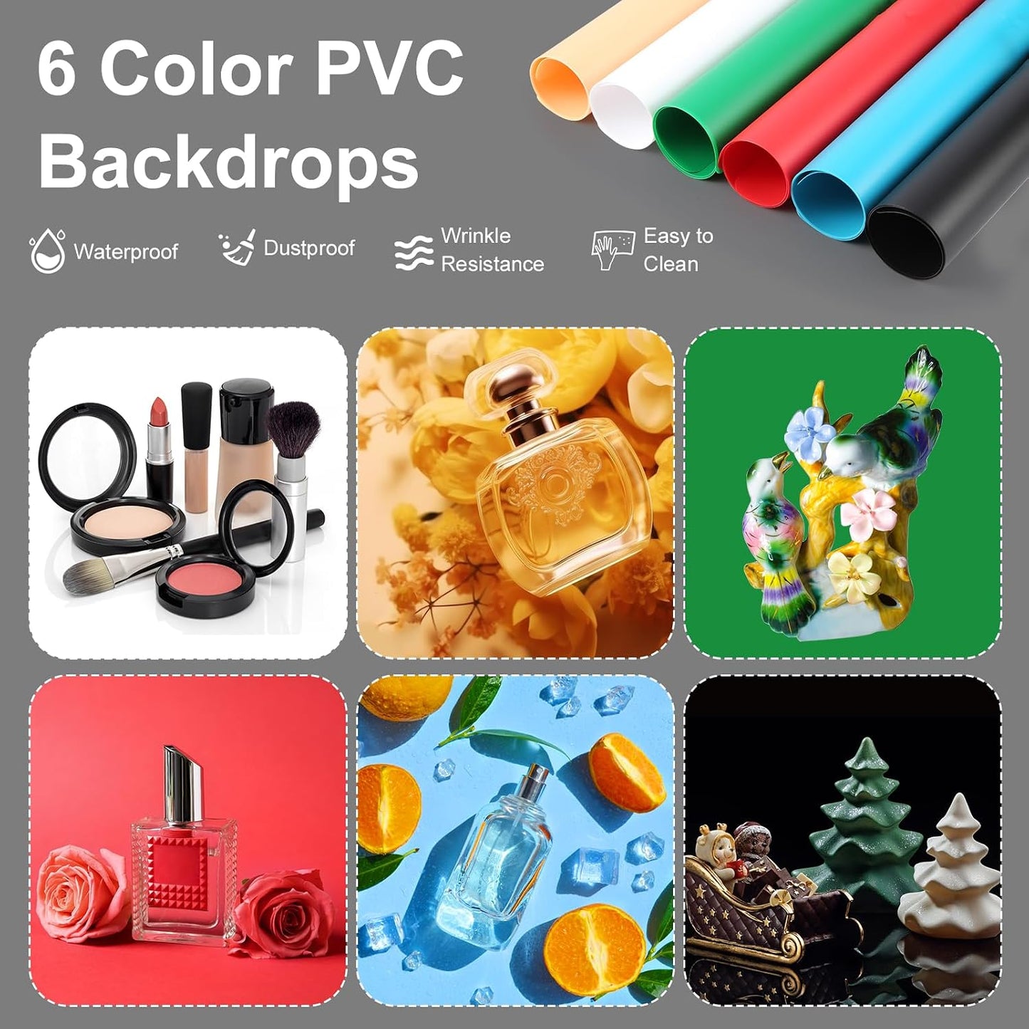 Caja luz fotográfica 16pulg CRI90 6 colores