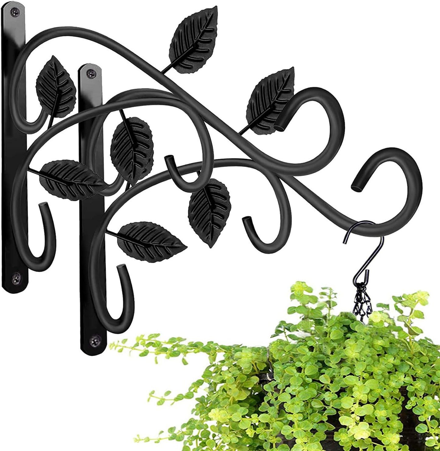 Soporte plantas colgantes metal 12pulg resistente