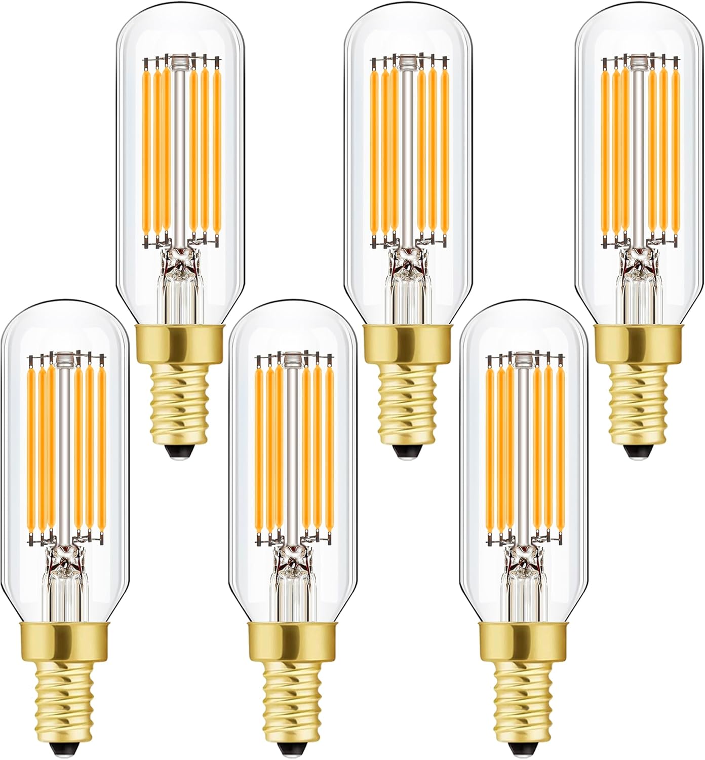 Bombilla LED E12 regulable 6W luz blanca cálida