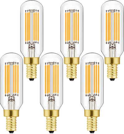 Bombilla LED E12 regulable 6W luz blanca cálida