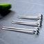 40 Brochetas Acero Inox 7pulg para Barbacoa con Caja