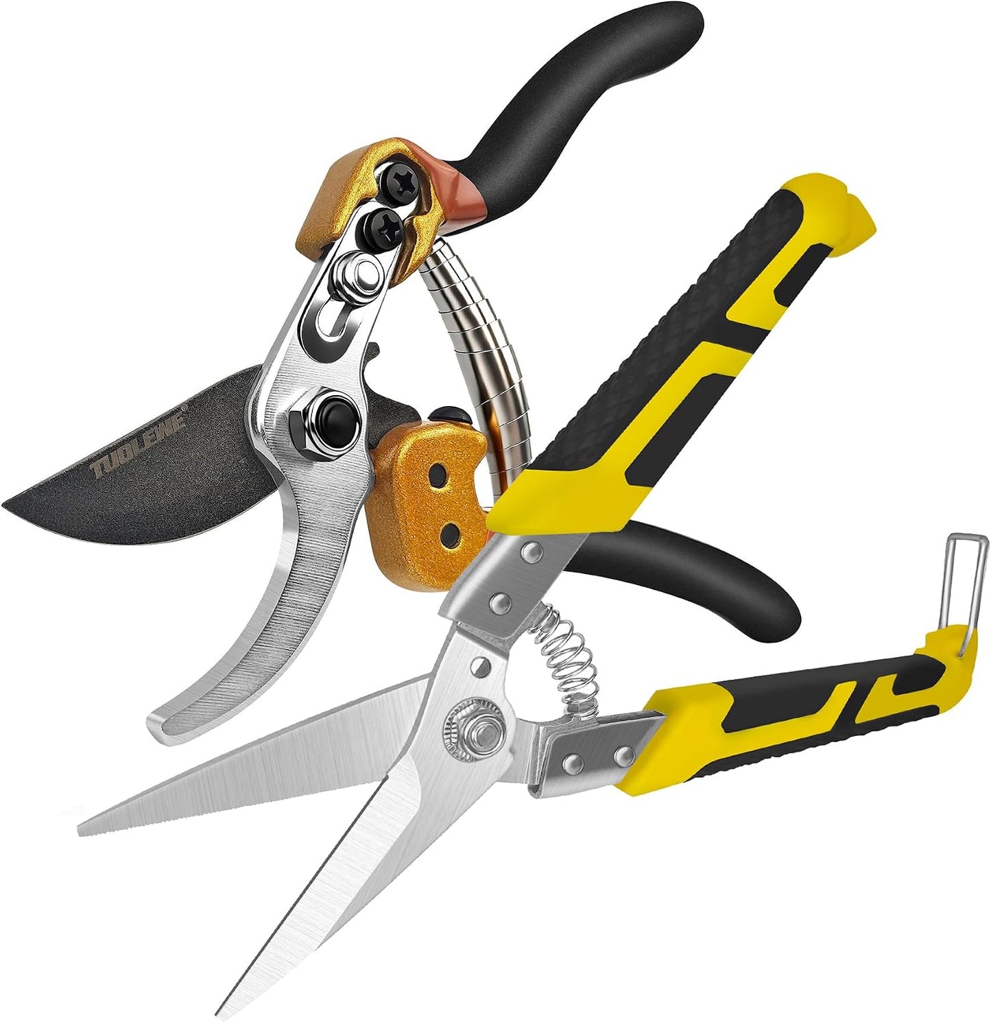 2 Tijeras Podar Profesionales Acero SK5 y Inox