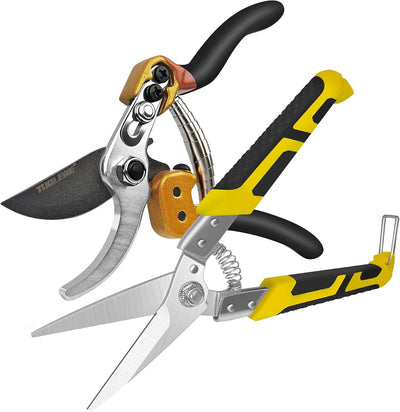2 Tijeras Podar Profesionales Acero SK5 y Inox
