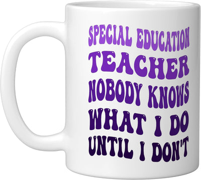 Taza Cerámica Humorística para Maestro Especialista Blanco