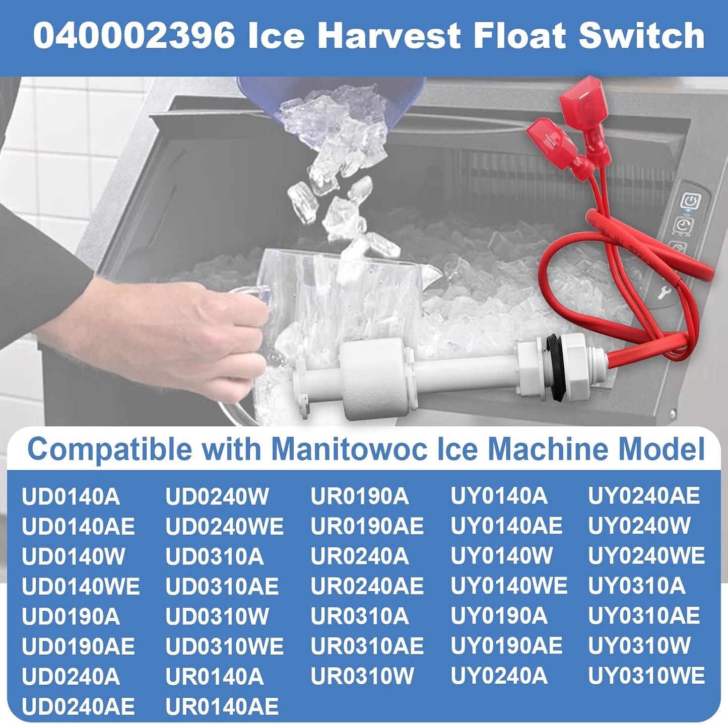 Interruptor flotador para máquina hielo Manitowoc