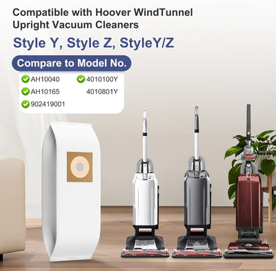 4 Pzas Bolsas Vacío Hoover Tipo Y 4en1