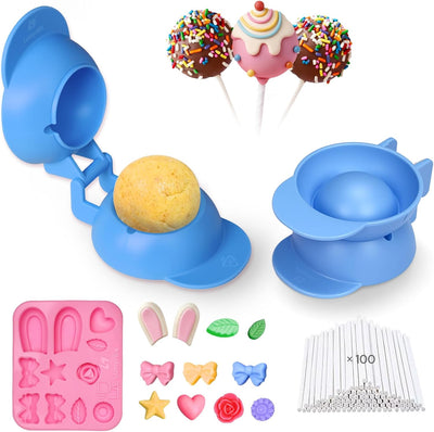 2 Moldes Redondos Tartas con Varillas y Molde Silicona Fondant