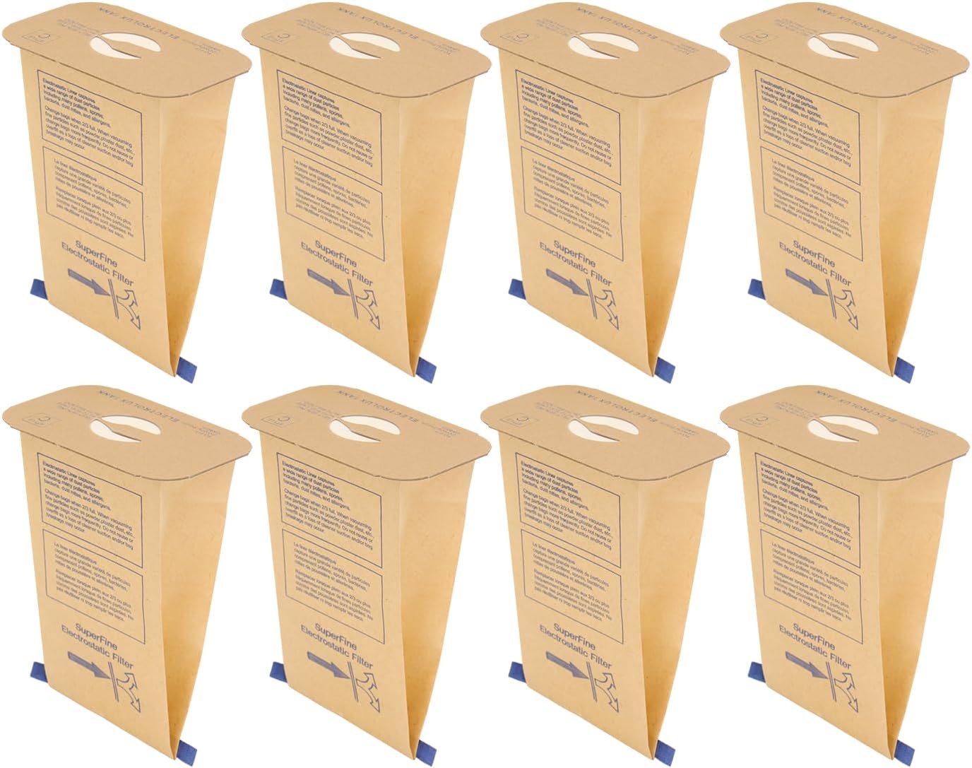 8 Pzas Bolsas Aspiradora Estilo C para Electrolux