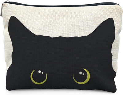 Bolsa maquillaje cosmética HZB Gato Negro