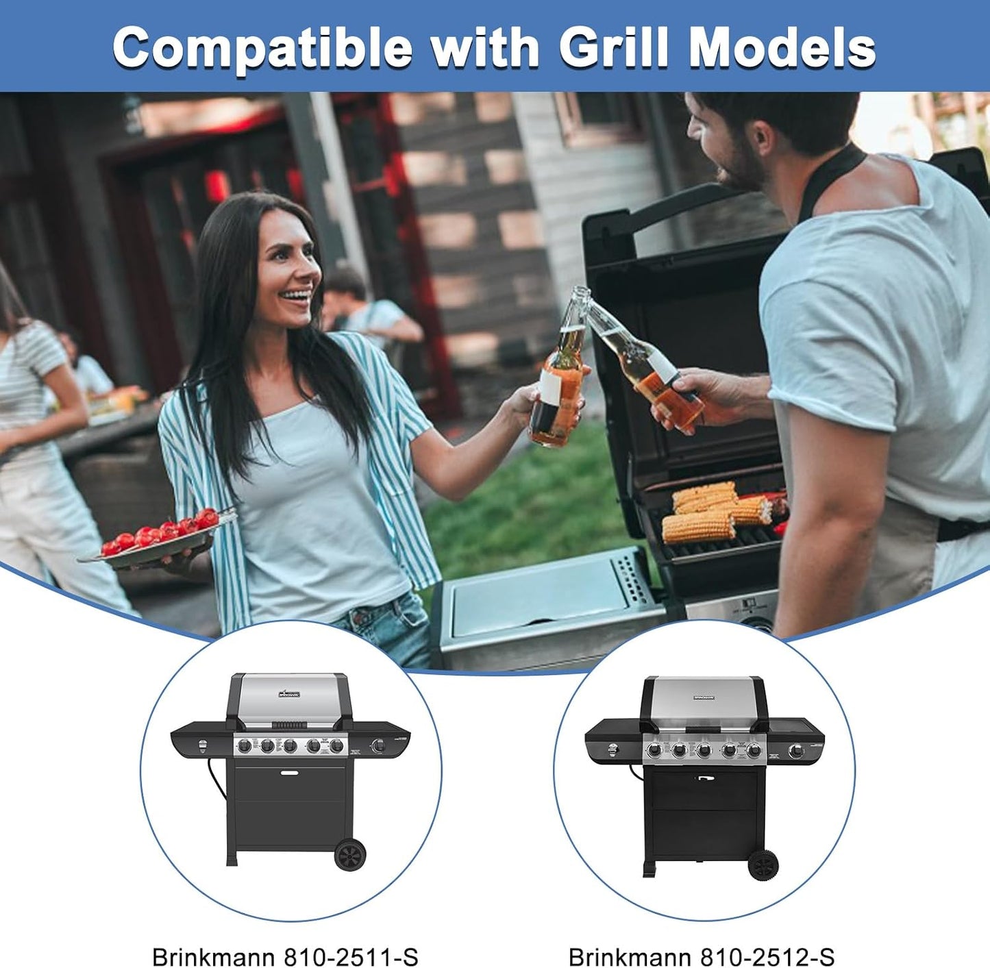 Repuesto quemador parrilla Brinkmann 810-2511