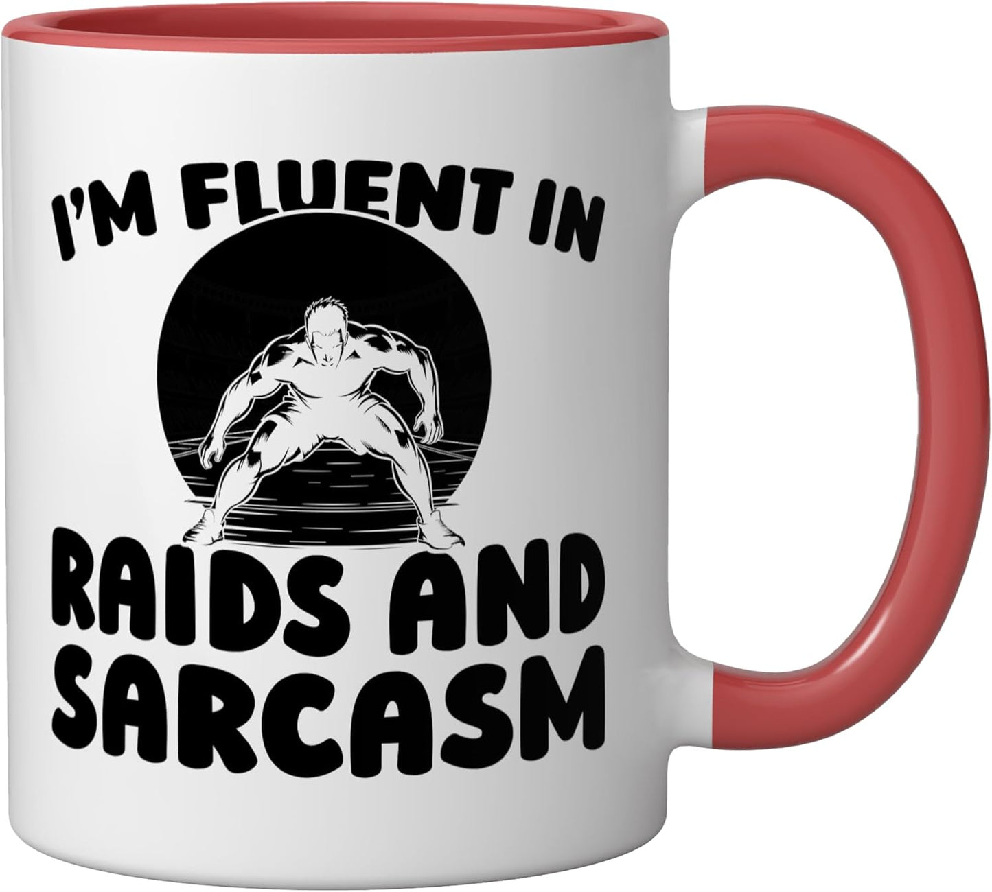Taza Cerámica Juego Kabaddi Rojo/Blanco