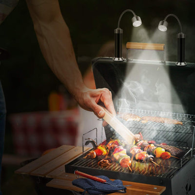 Luces LED parrilla magnéticas cuello ganso flexible regalo hombres