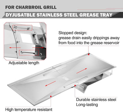 Repuesto bandeja grasa para parrilla Charbroil G416-0015-W1