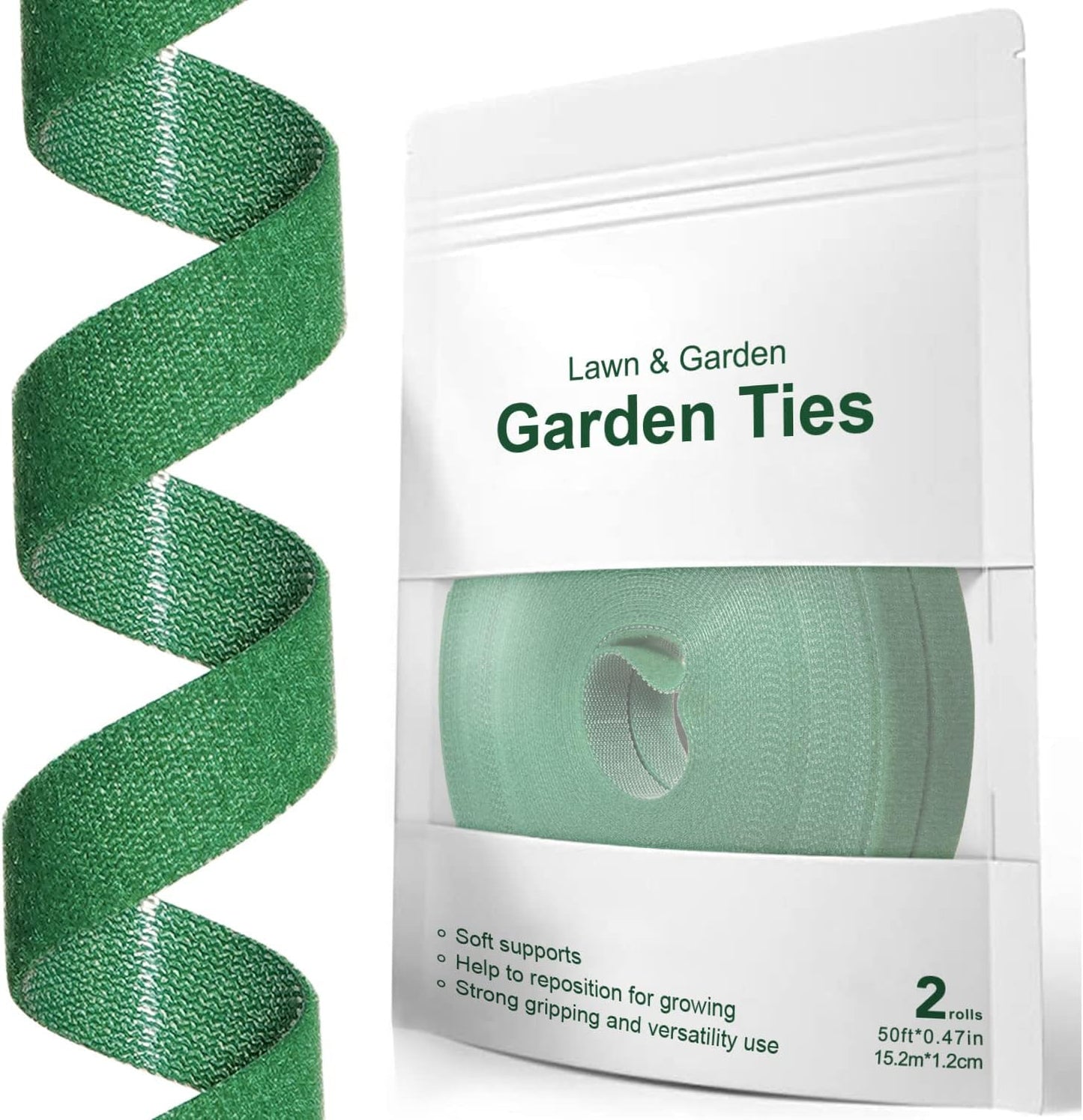 Lazos para plantas cinta jardín reutilizable ajustable 100pies