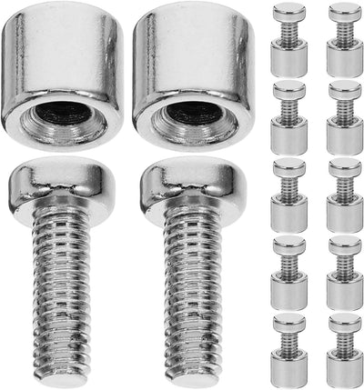 12 Set Separadores Acero Inox para Acrílico Marcos Fotos