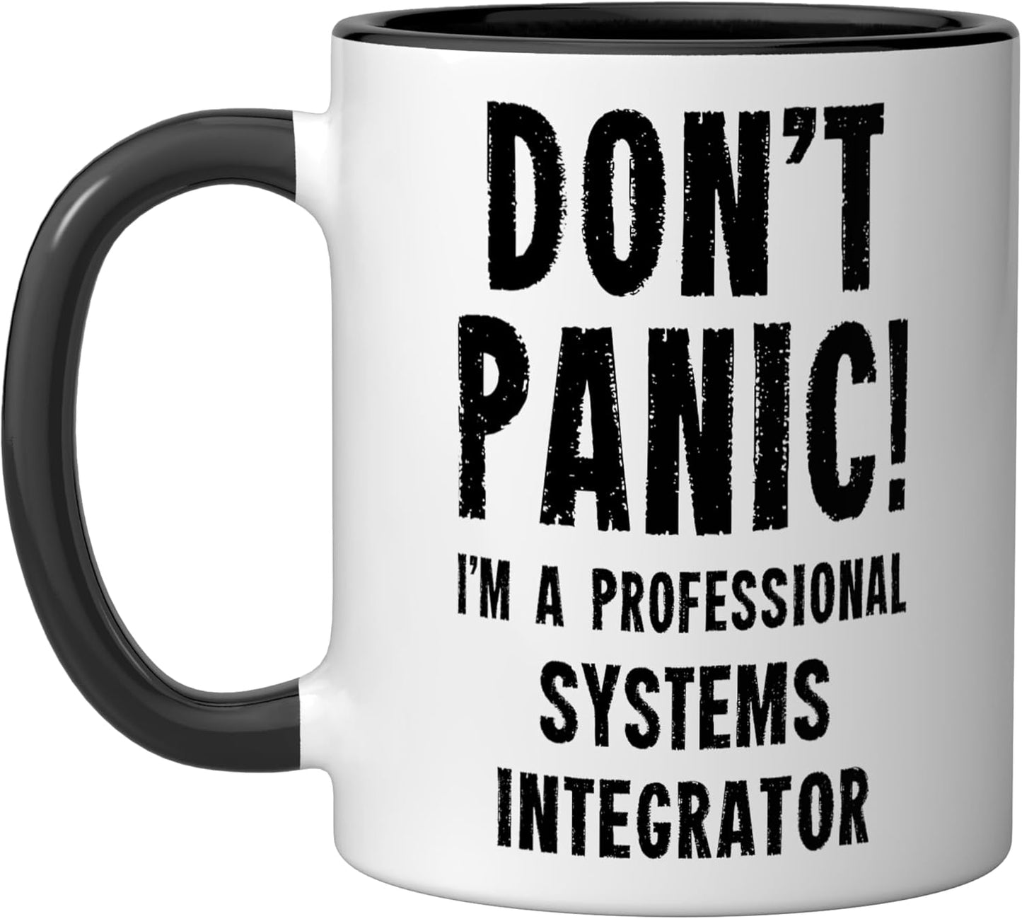 Taza Cerámica para Sistema Integrador Negro/Blanco