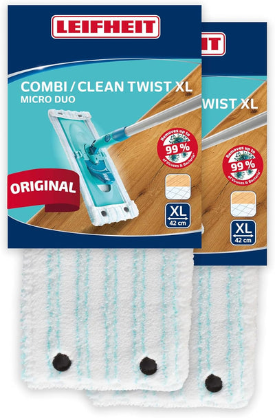 Juego 2 Pzas cabezal microfibra para mopa Twist XL