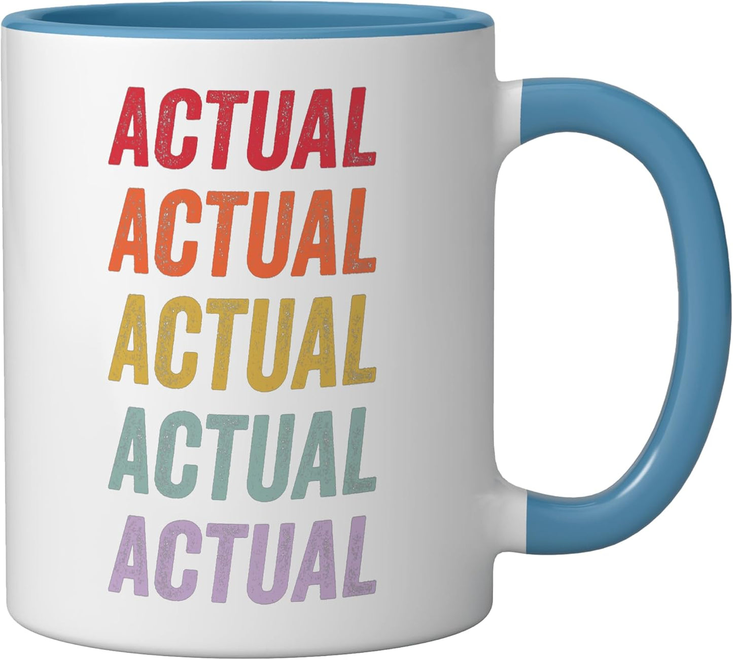 Taza cerámica Actual azul/blanco