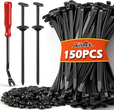 150 Bridas Universales Nailon Hebilla Cremallera 50lb