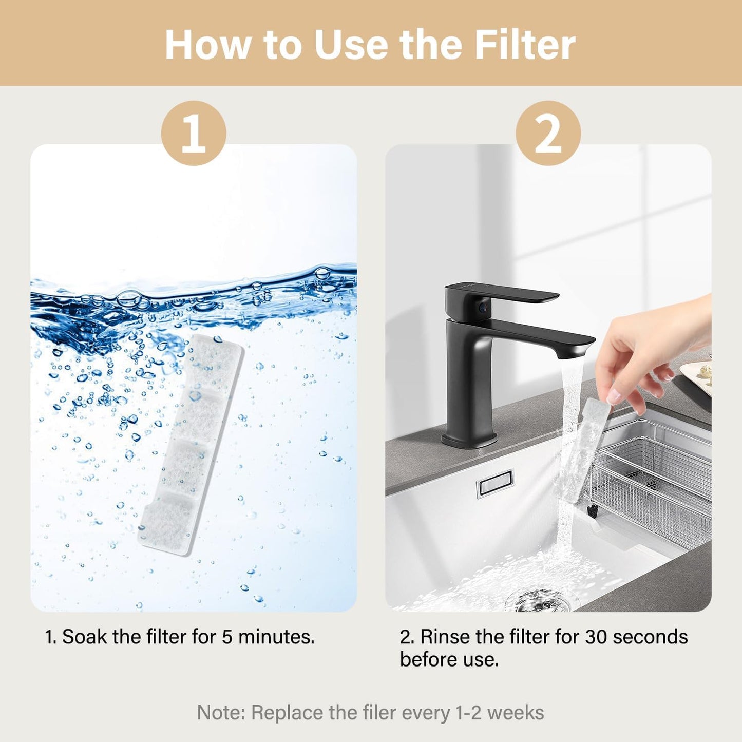 16 Filtros Repuesto Comp 4gal Acero Inox SIBAYS/Kastty